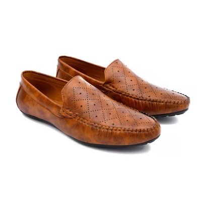 Stylish Mens Loaffer Shoe Black Brown Ten