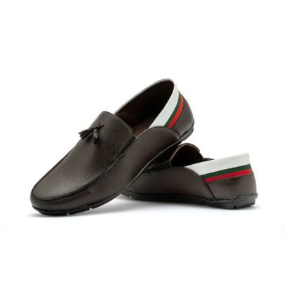 Stylish Mens Loaffer Shoe Black Brown Ten