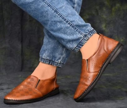 Stylish Mens Loaffer Shoe Black Brown Ten