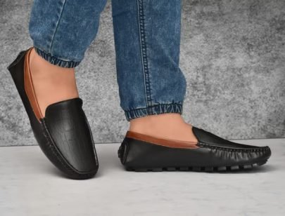 Stylish Mens Loaffer Shoe Black Brown Ten